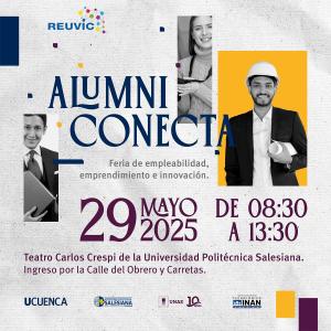 Afiche promocional del Alumni Conecta 2025